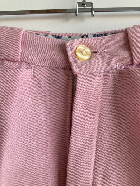 Pantalon patte d'eph années 70 rose poudré