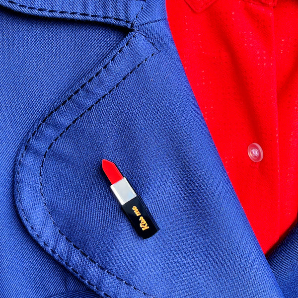 LIPSTICK Acrylic Brooch