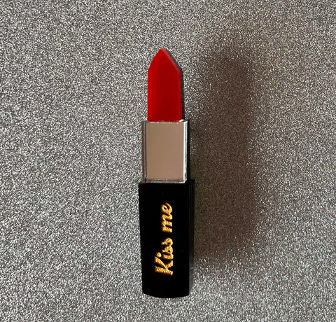 LIPSTICK Acrylic Brooch