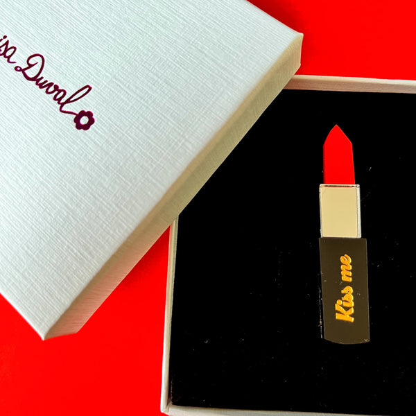 LIPSTICK Acrylic Brooch