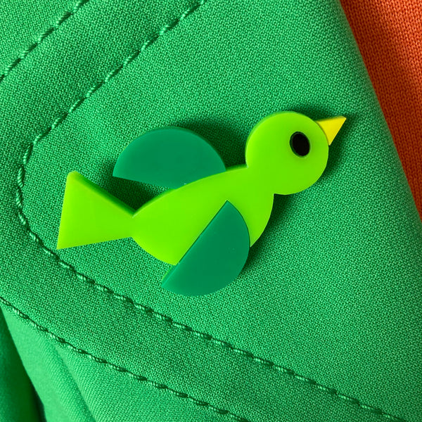 LITTLE BIRD Acrylic Brooch 🐥