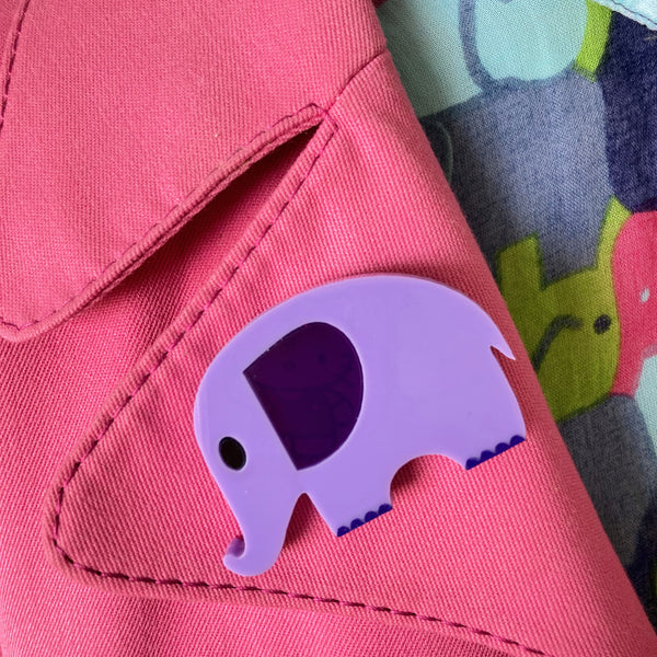 ELEPHANT Acrylic Brooch 🐘🐘