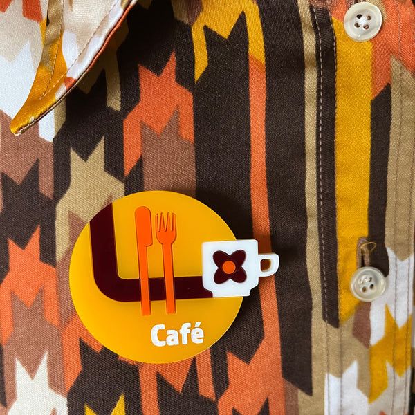 FRENCH CAFÉ Acrylic Brooch