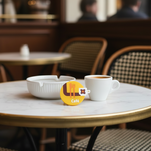 FRENCH CAFÉ Acrylic Brooch