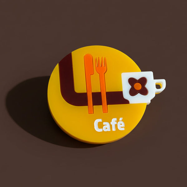 FRENCH CAFÉ Acrylic Brooch