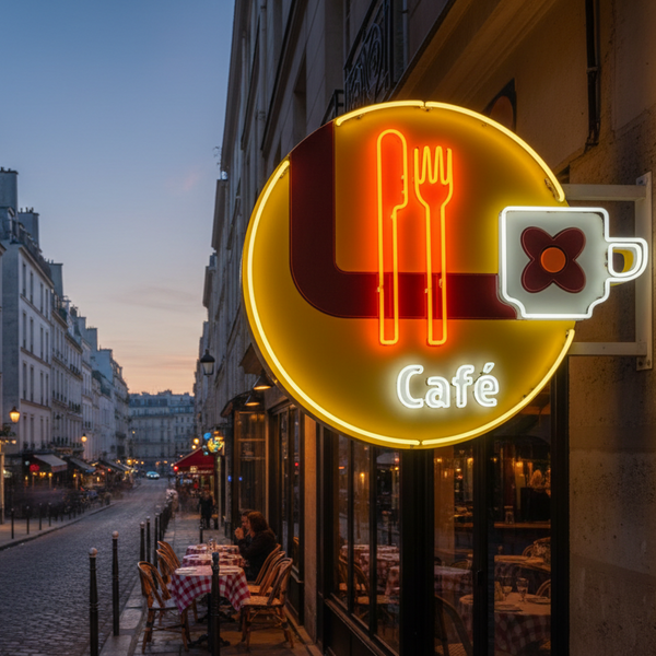 FRENCH CAFÉ Acrylic Brooch