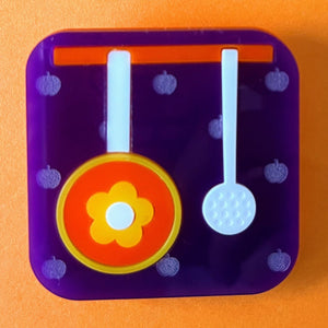 KITCHEN Acrylic Brooch