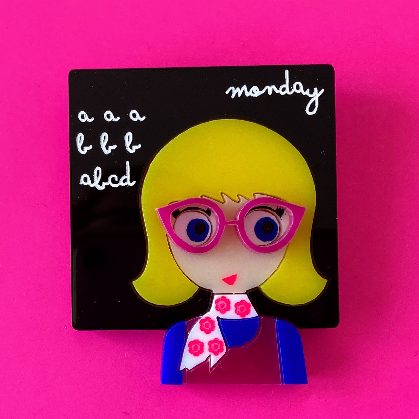 ALISON Teacher Acrylic Brooch