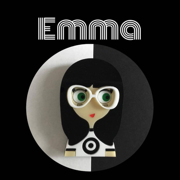 EMMA Acrylic Brooch, Limited Numbered Edition - Isa Duval