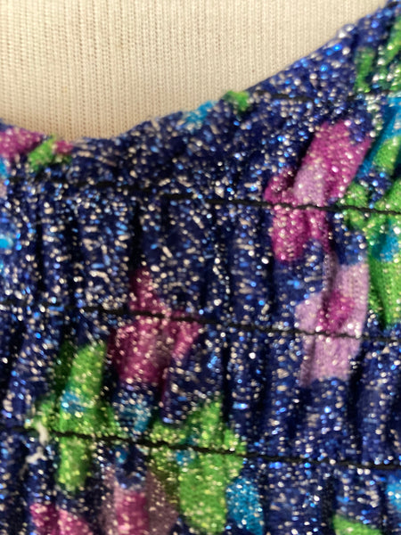 Robe longue glitter années 70