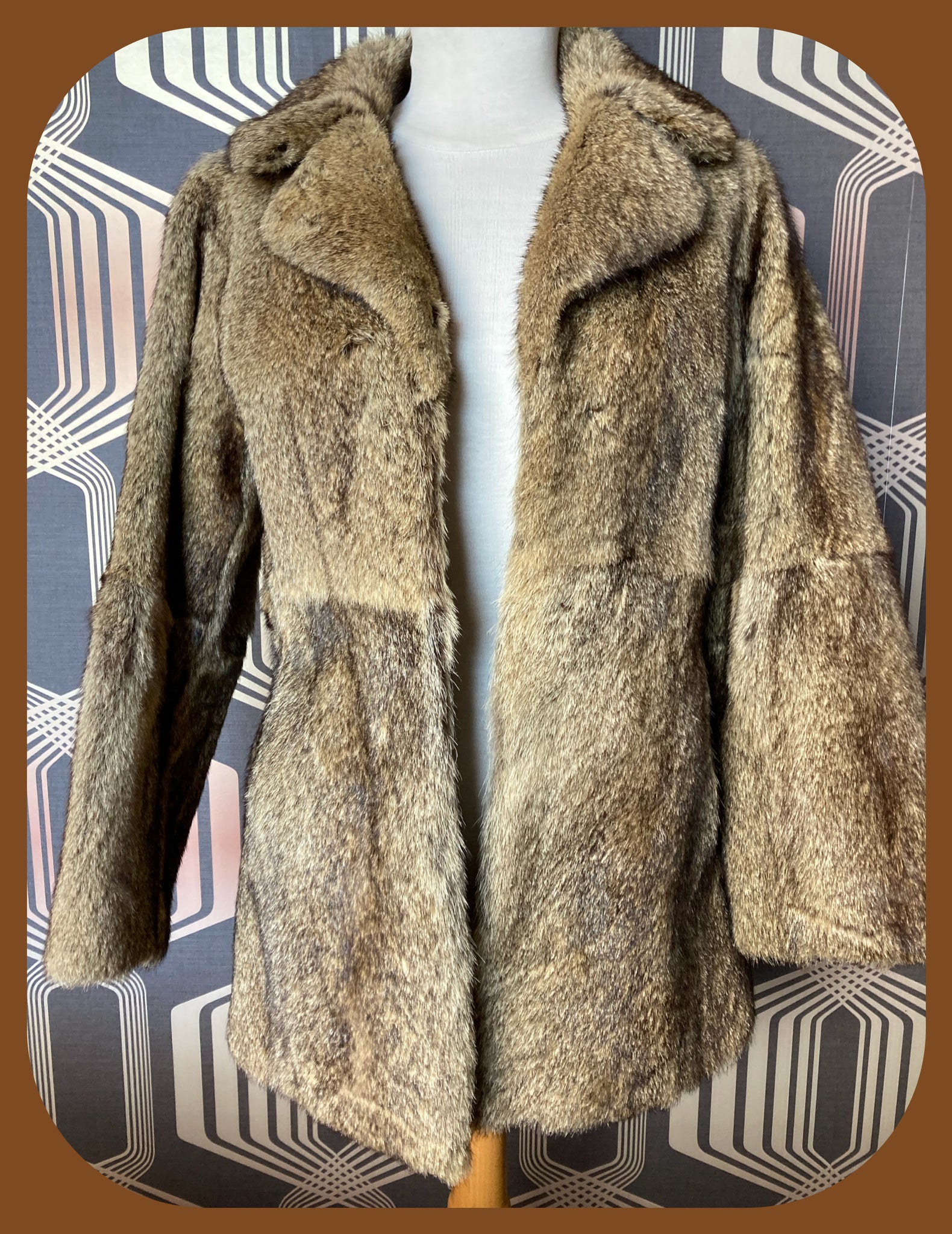 Veste fourrure de murmel ann es 70 Isa Duval