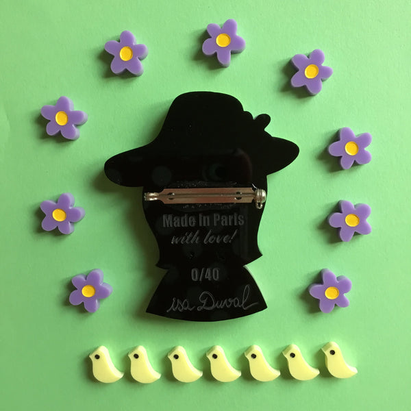 ADELE Acrylic Brooch, Spring & Easter Numbered Edition - Isa Duval