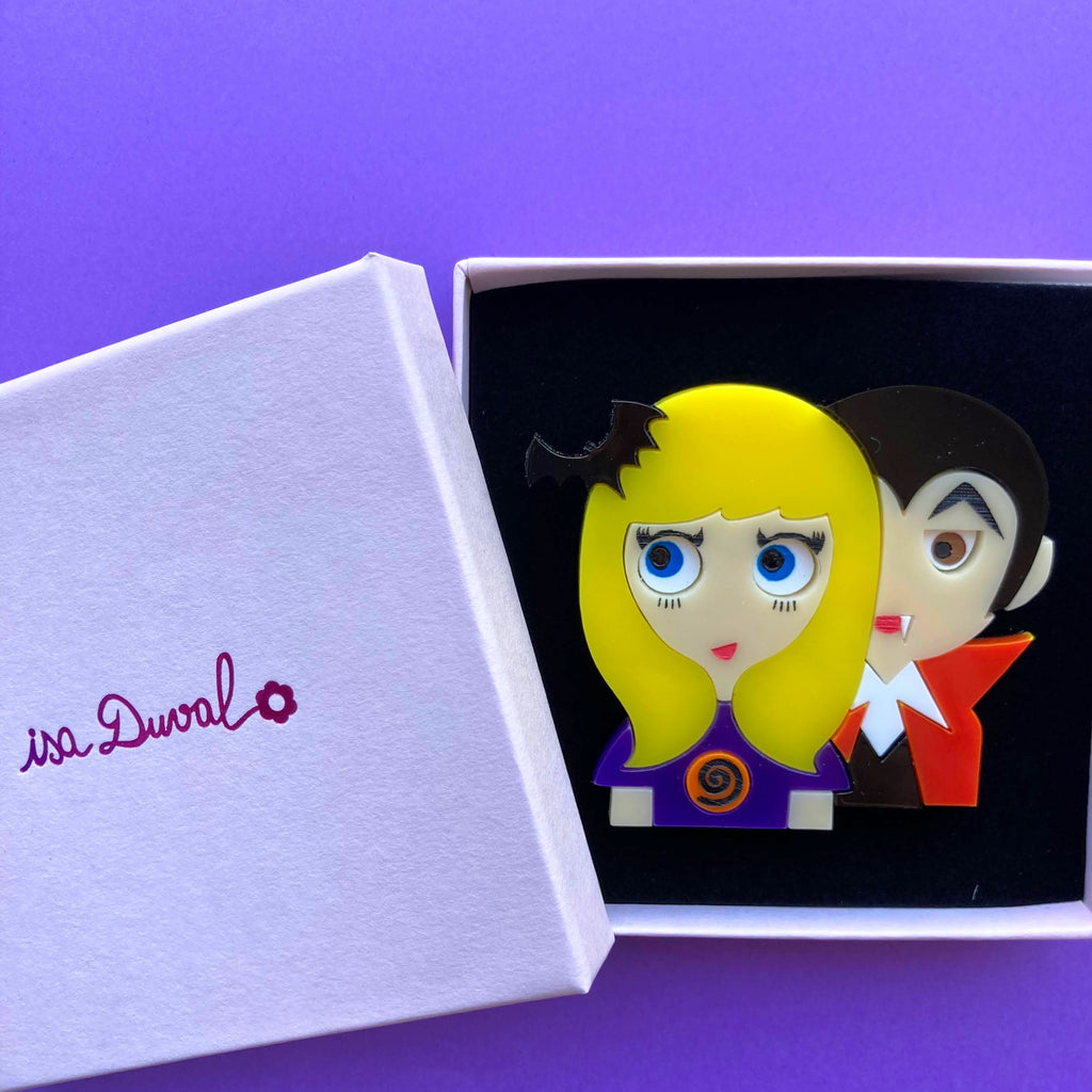 Vampire brooch discount