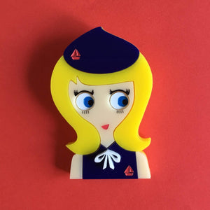 LILY Acrylic brooch