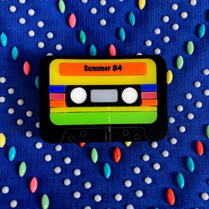 AUDIO CASSETTE Acrylic Brooch