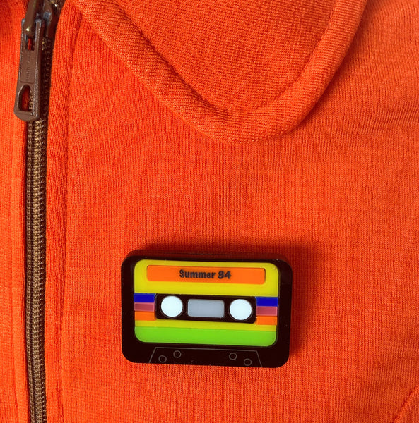 AUDIO CASSETTE Acrylic Brooch