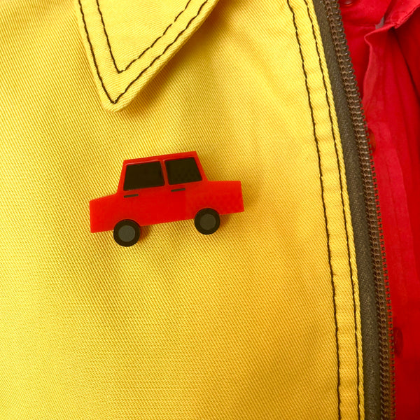 TOY CAR Acrylic brooch