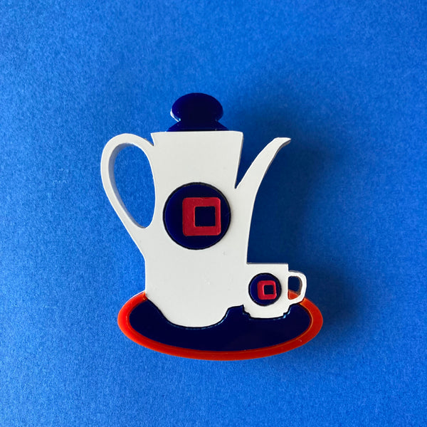 COFFEE SET Acrylic Brooch