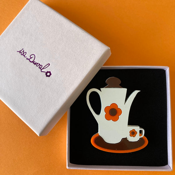 COFFEE SET Acrylic Brooch