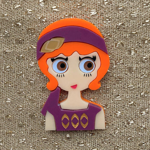EDITH Acrylic Brooch, January Limited & Numbered Edition