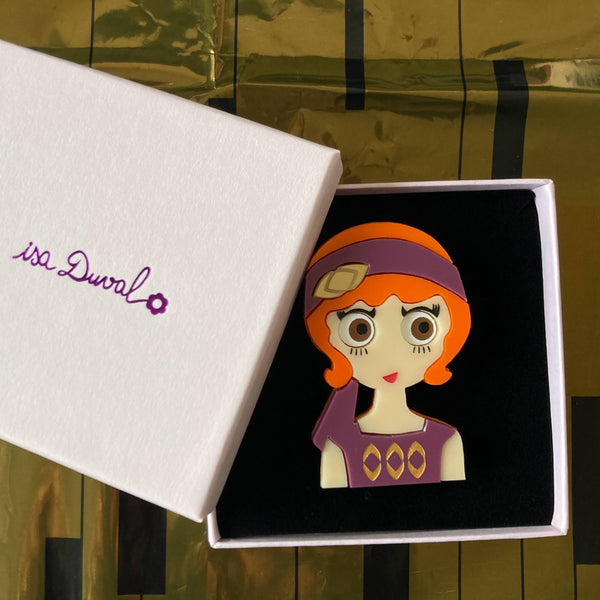 EDITH Acrylic Brooch, January Limited & Numbered Edition