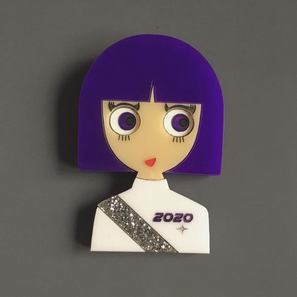 EILEEN Space Acrylic Brooch, Limited & Numbered Edition - Isa Duval