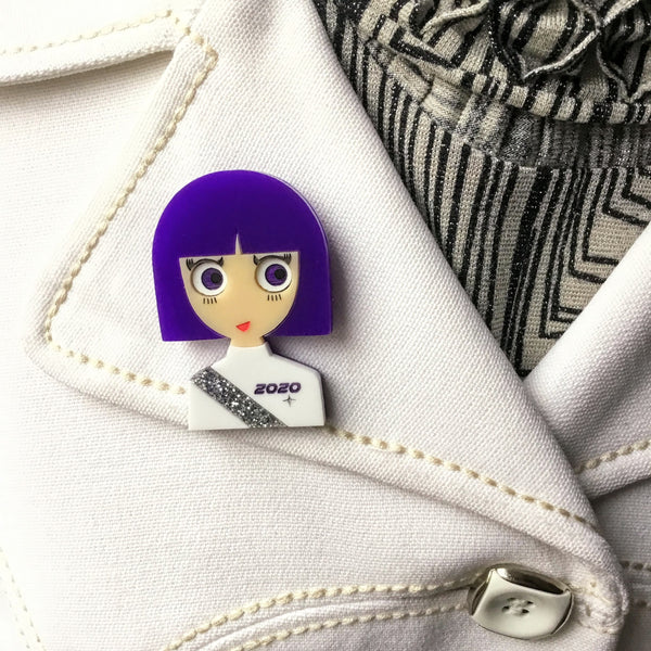 EILEEN Space Acrylic Brooch, Limited & Numbered Edition - Isa Duval