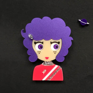 MAYA Acrylic Brooch, Limited & numbered edition from Outer Space - Isa Duval