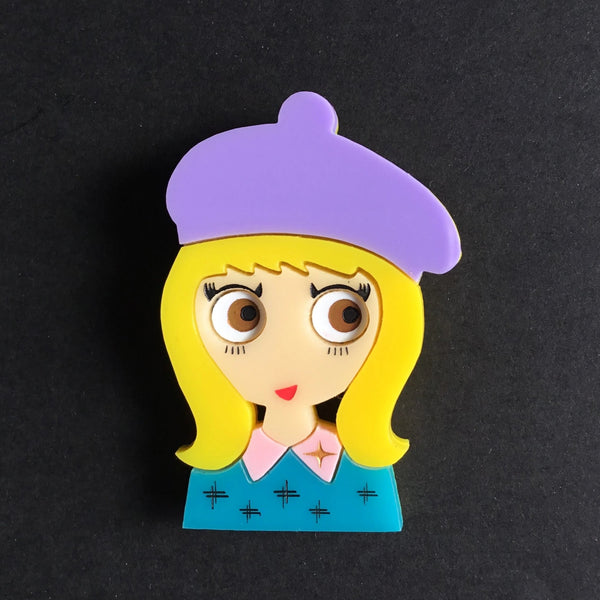 SIMONE Acrylic brooch - Isa Duval