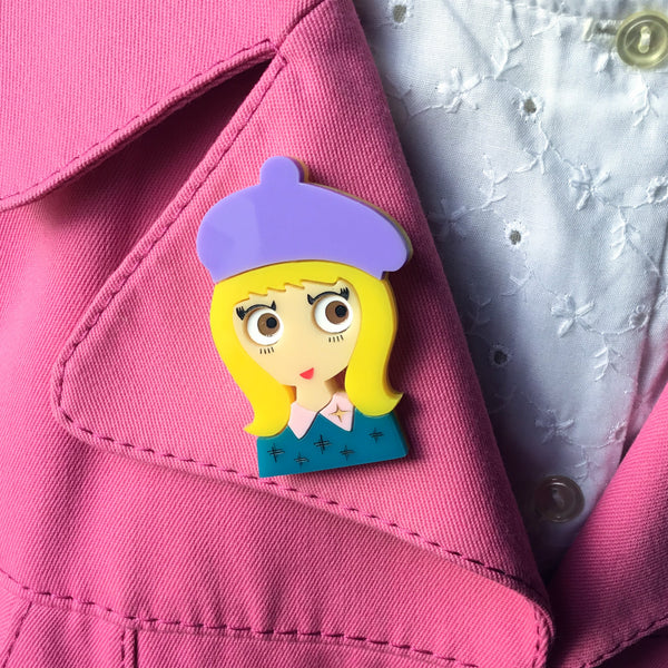 SIMONE Acrylic brooch - Isa Duval