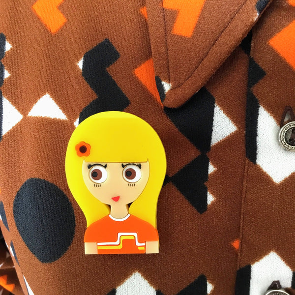 MARTHA Acrylic brooch