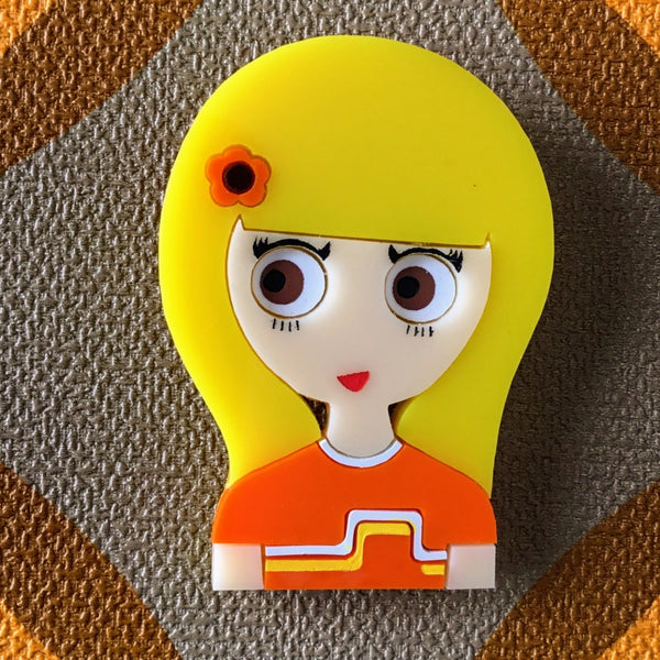 MARTHA Acrylic brooch