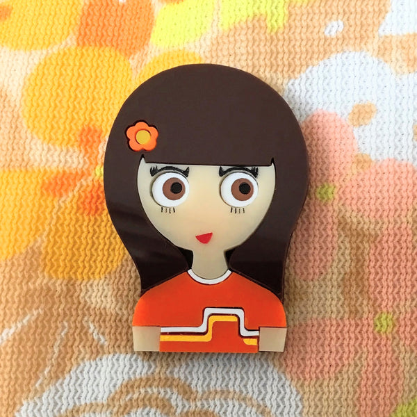 MARTHA Acrylic brooch