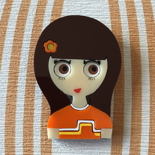 MARTHA Acrylic brooch