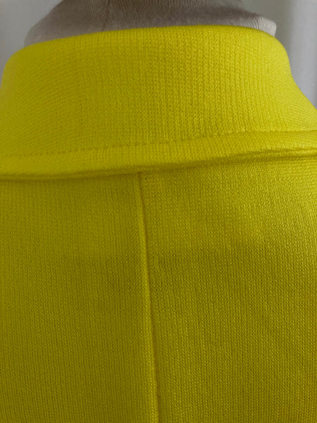 Robe chasuble jaune années 70