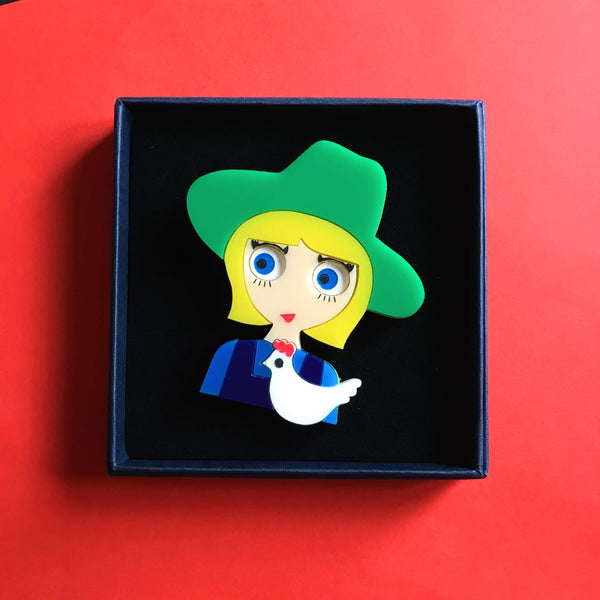 EDDIE Acrylic Brooch, Spring Day Limited Edition - Isa Duval