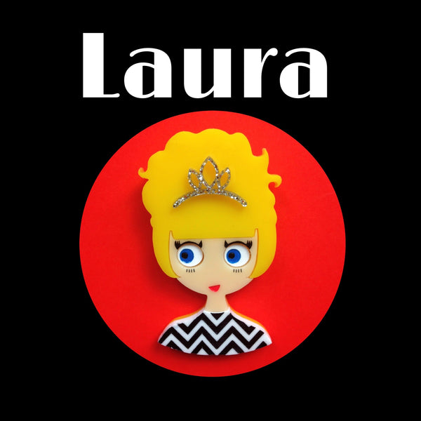 LAURA Acrylic Brooch. Yes, it's happening again! - Isa Duval