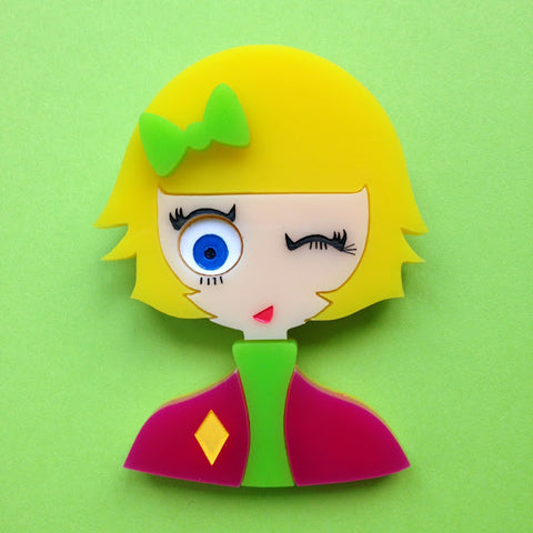 TARA acrylic brooch - Limited edition, numbered 1 to 10 - Isa Duval