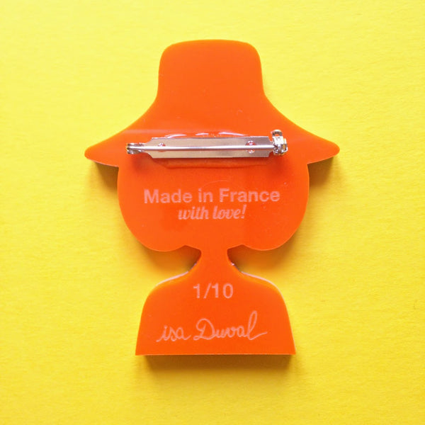 SAM Acrylic brooch, limited edition, numbered 1 to 10 - Isa Duval