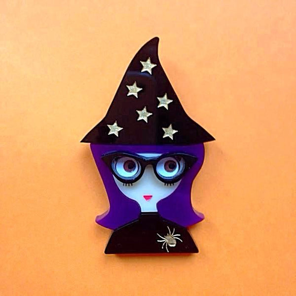 VERA Acrylic brooch - Halloween Limited edition x 12. One per client! - Isa Duval