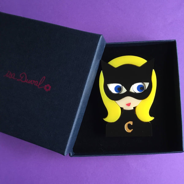 CATWOMAN Halloween Acrylic Brooch