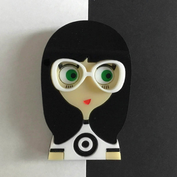 EMMA Acrylic Brooch, Limited Numbered Edition - Isa Duval