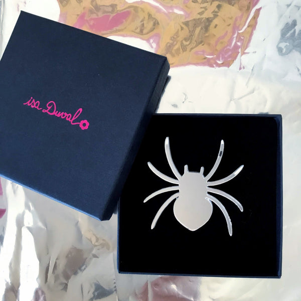 SPIDER Acrylic Mirror Brooch 🕸🕷 - Isa Duval